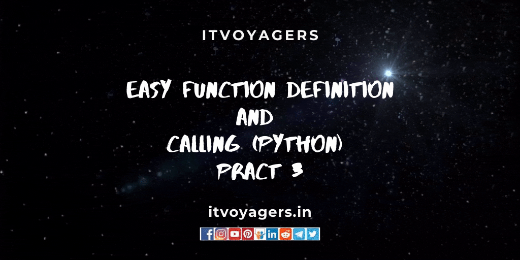 Function Definition ITVoyagers
