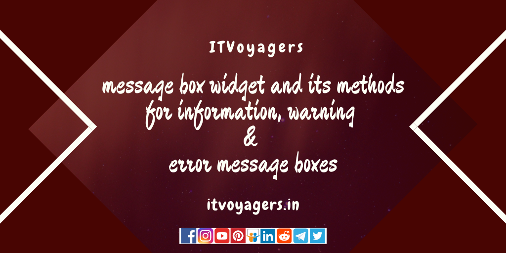 message box itvoyagers.in