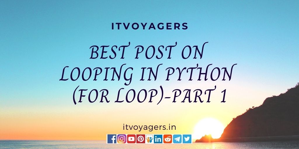 looping statements in python