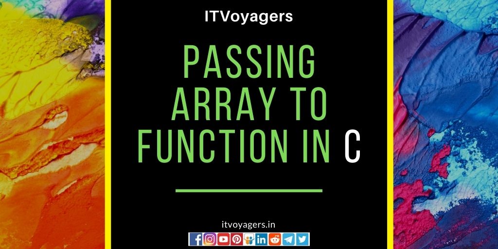 Passing-Array-to-Function-in-C-ITVoyagers