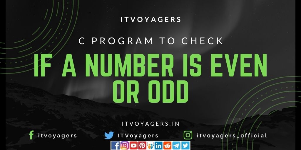 c-program-to-check-if-a-number-is-even-or-odd-itvoyagers