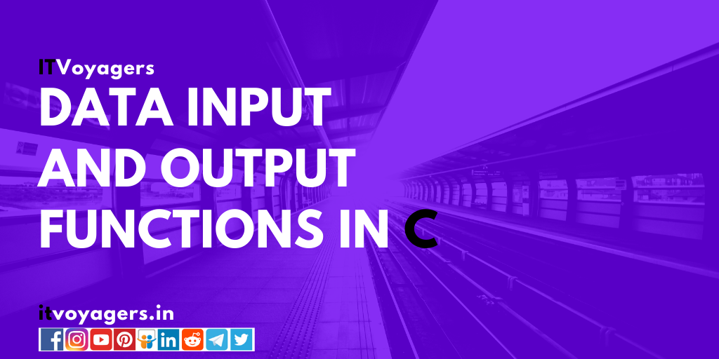 C data input/output function