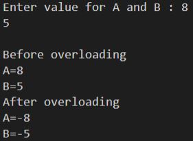 Operator overloading in C++