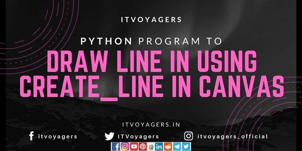 program to draw line in using create line in canvas itvoyagers