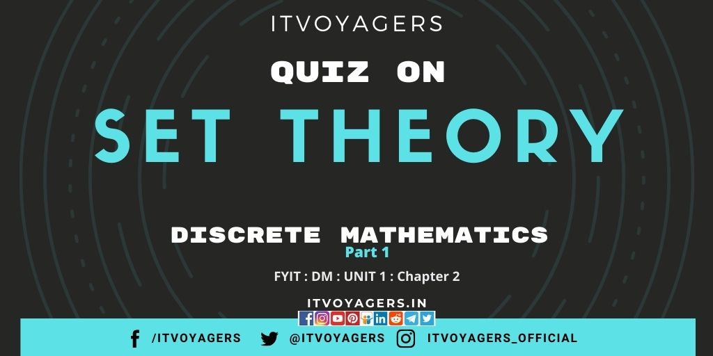 quiz on set theory - ITVoyagers